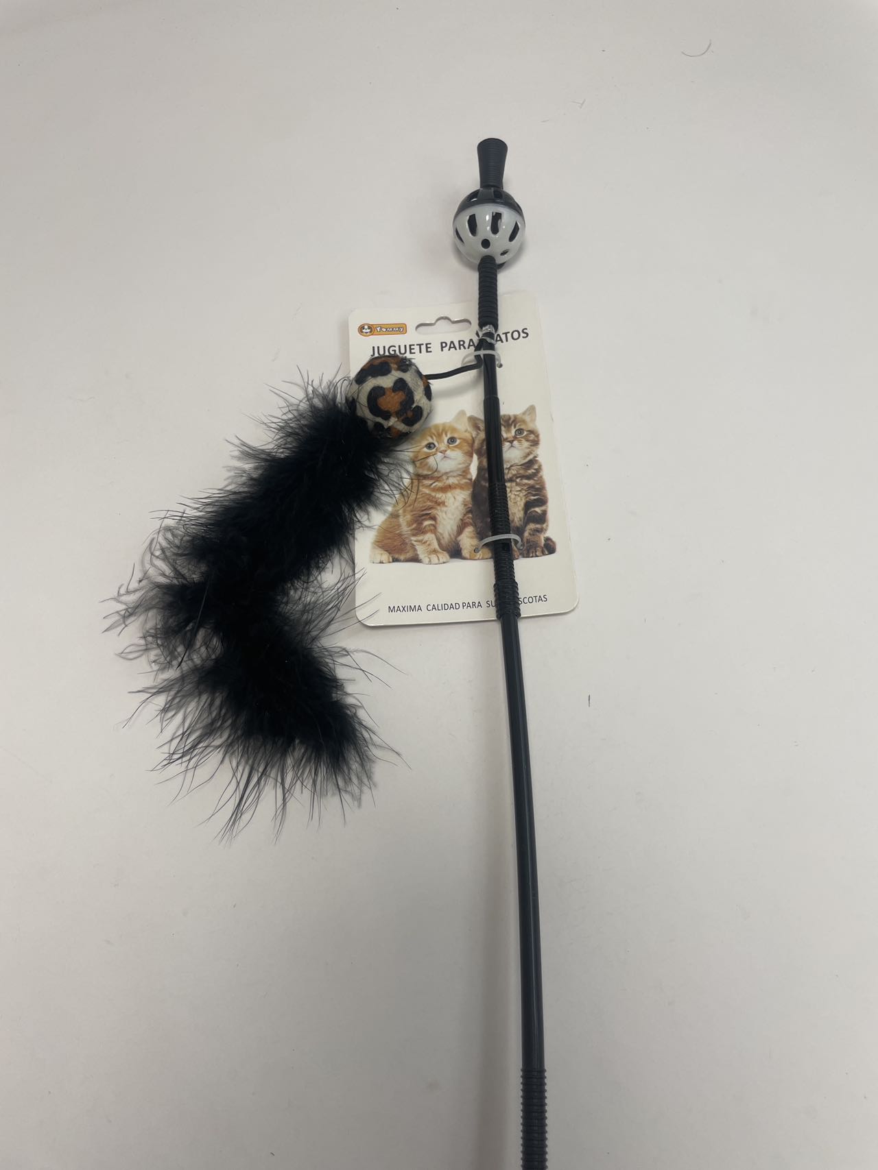 Small Ball Chicken Feather Cat Teaser - 5 - CJ