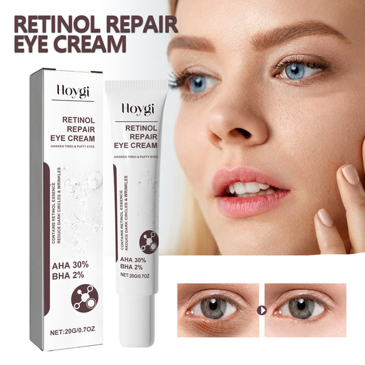 Hoygi Retinol Repair Eye Cream, Reduce Wrinkles Fine Lines Bags Dark Circles Brightening Skin Anti - Wrinkle Repair Eye Cream - 5 - CJ