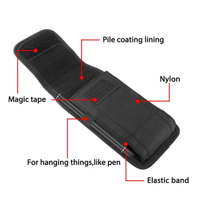 Vertical Cell Phone Holster Pouch Wallet Case With Belt Clip For - 5 - CJ