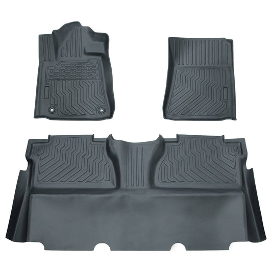 All Weather Car Floor Mats For 2014 - 2021 Tundra Double Cab Crew Max Cab - 5 - CJ