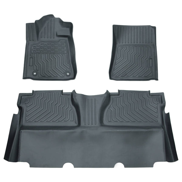 All Weather Car Floor Mats For 2014 - 2021 Tundra Double Cab Crew Max Cab - 5 - CJ
