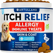 Dog Allergy Relief Chews Itching Skin Relief For Dogs Fish Oil 3 Seasonal Allergies Pills Skin & Coat Anti ItchHot Spots Treatment Canine Immune Health Supplement 120 Soft Treats - 5 - CJ