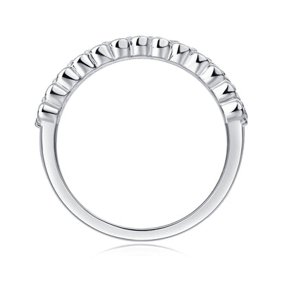 1Multi - row Diamond Ring Luxury Fashion Set Moissanite Silver Ring Prohibit Tk Sales - 5 - CJ