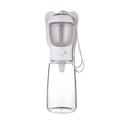 2 In 1 Dog Water Bottle, Leak Proof Portable Pet Water Bottle With Food Container, Outdoor Portable Water Dispenser For Dog, Puppy Supply For Walking, Hiking, Camping, Travel - 5 - CJ