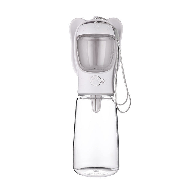 2 In 1 Dog Water Bottle, Leak Proof Portable Pet Water Bottle With Food Container, Outdoor Portable Water Dispenser For Dog, Puppy Supply For Walking, Hiking, Camping, Travel - 5 - CJ