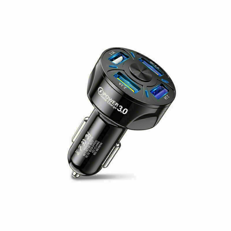 In - Car 4Ports USB Car Charge 45W Mini Fast Charging For Phone Charger Adapter - 5 - CJ