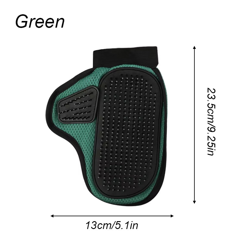 Cat Hair Removal Glove Pet Supplies Bath Massage Jerking Gloves Cat Dog Massage Bathing Cleaning Grooming Supplies Silicone Hair Sticking Removal Brush - 5.0 - CJ