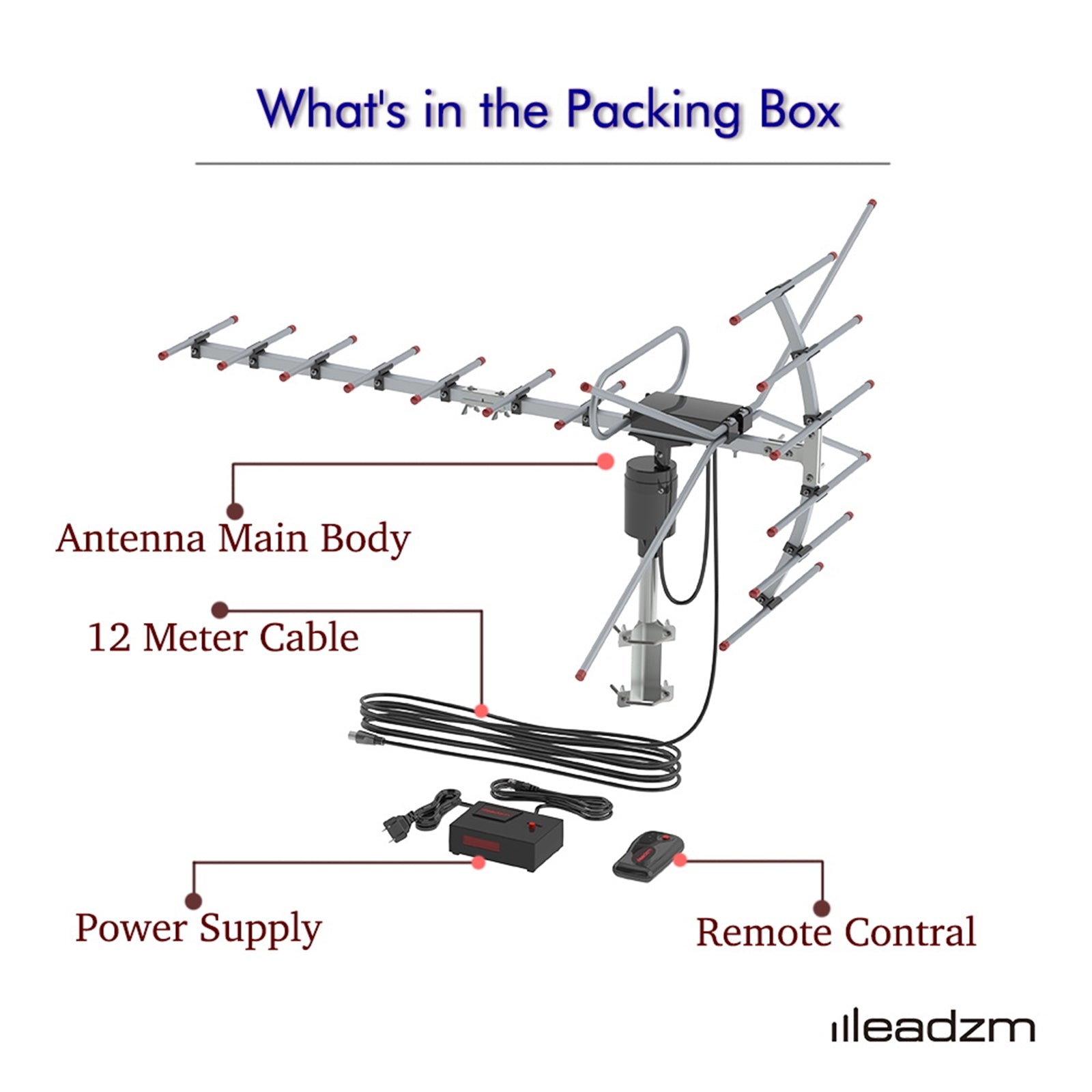 Outdoor Antenna - Reception Range 110 Miles - 5 - CJ