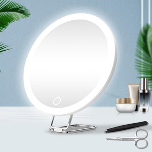 Rechargeable LED Makeup Mirror with Rotating Bracket