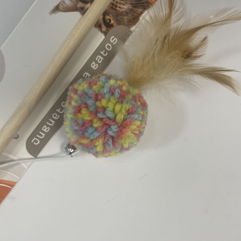 Teasing The Cat Stick Pole