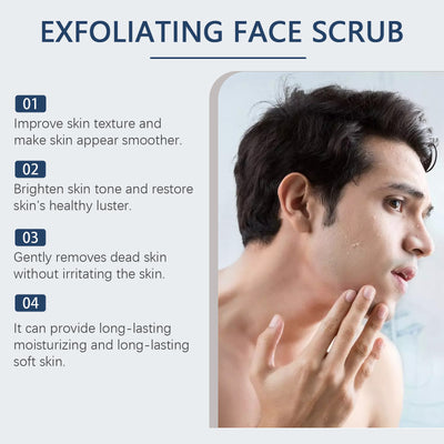 East Moon Charcoal Facial Scrub, Gentle Exfoliating Comfort Cleansing Face Moisturizing Moisturizing Scrub - 5 - CJ