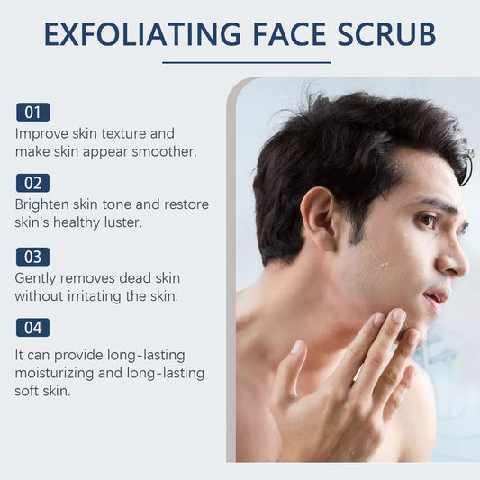 East Moon Charcoal Facial Scrub, Gentle Exfoliating Comfort Cleansing Face Moisturizing Moisturizing Scrub - 5 - CJ