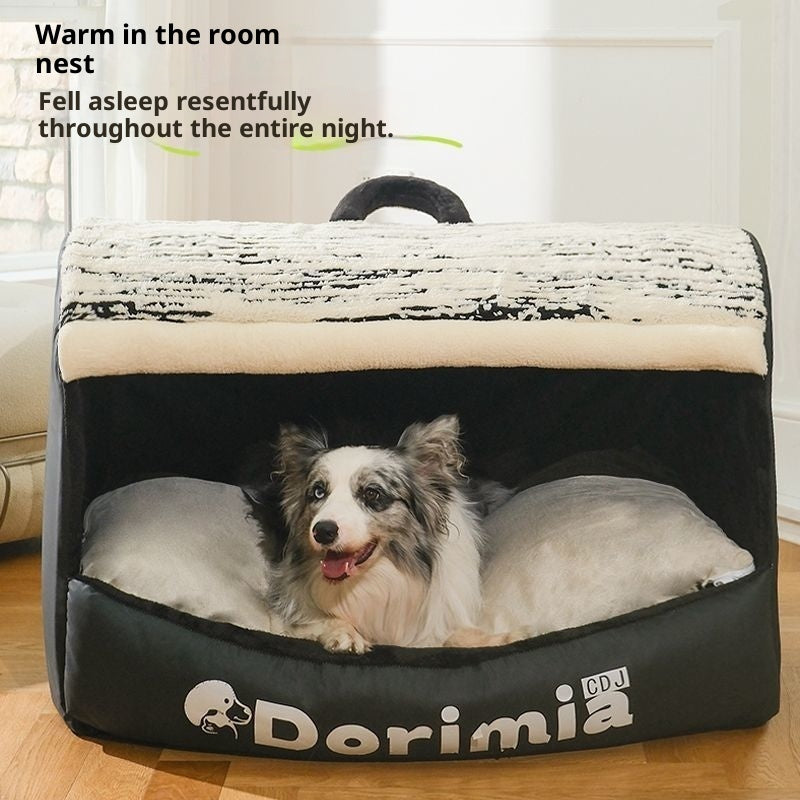 Enclosed Tent Warm Removable And Washable Cat Nest - 0 - CJ