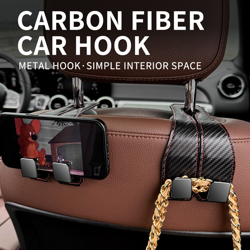 Car Hook Car Seat Back Hook Hanger Hook Headrest Hook Purses Bags Clothes Sundries Hanger Clip Auto Car Accessories Organizer - 5 - CJ