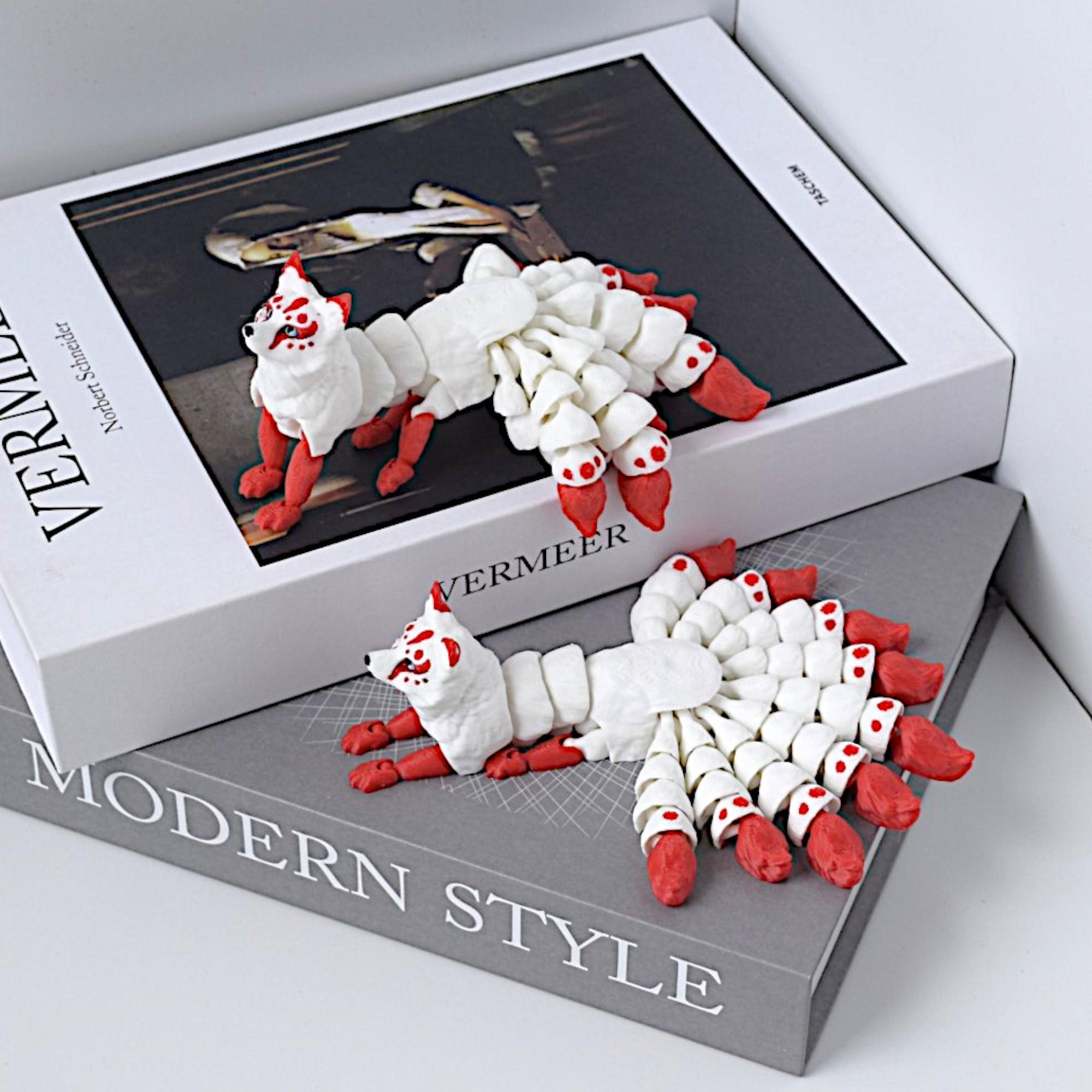 Nine - tailed Fox, Smart Fox Shape, Fantasy Texture, Exquisite Details, Fairy - style Appearance, Exquisite Craftsmanship, Thoughtful Gift Decoration, Adding Fairy Charm - 5 - CJ
