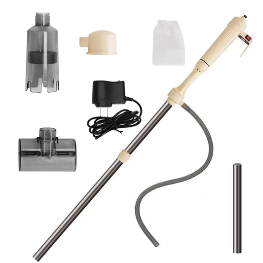 Multifunctional Electric Aquarium Gravel Cleaner Kit Length Adjustable Automatic Fish Tank Vacuum Cleaner - 5 - CJ