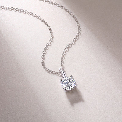 1Encounter - A Fashionable And Luxurious Diamond Jewelry Pendant Set With 1 - carat Moissan Diamond S925 Sterling Silver Prohibit TikTok sales - 5 - cj