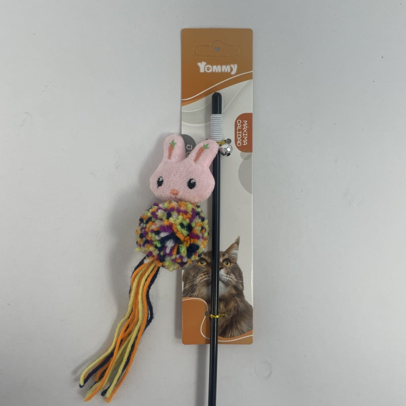Cartoon Wool Teasing Cat Stick Pole - 5 - CJ