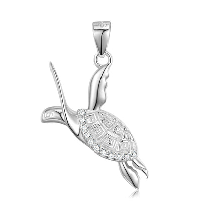 Turtle Necklace Women's Versatile Ins Style S925 Sterling Silver Sterling Silver Collar Chain Sweater Chain Jewelry - 4 - CJ