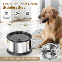 Stainless Steel Large Capacity Pet Non - slip Splash - proof Water Bowl - 0 - CJ