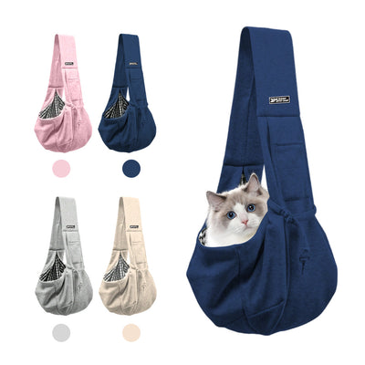 Comfortable Cotton Dog Bag Pet Out Crossbody Shoulder Bag Outdoor Travel Portable Cat Puppy Sling Bag Pet Carrying Supplies - 5 - CJ