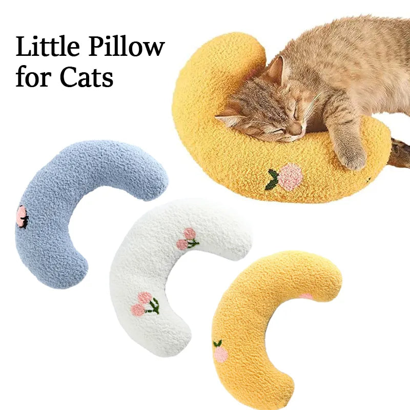 Little Pillow For Cats Fashion Neck Protector Deep Sleep Puppy U - Shaped Pillow Pets Pillow Kitten Headrest Dog Sleeping Pillow Pet Products - 0 - CJ