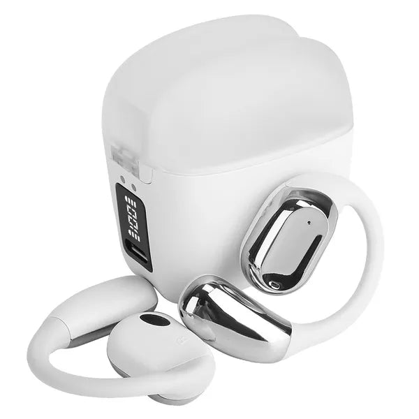 Wireless V5.4 Open Ear Earbuds With Earhook LED Display Charging Case IPX5 Waterproof 300Hrs Standby Time Touch Control Stereo Sport Headphones For Workout Running - 5 - CJ