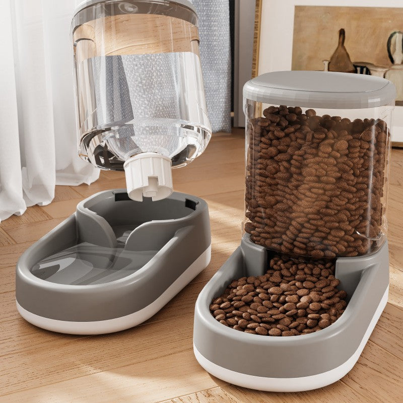 Cat Water Fountain Dog Pet Automatic Pet Feeder - 0 - CJ - Gray Water Fountain Feeder - CJMY207274307GT