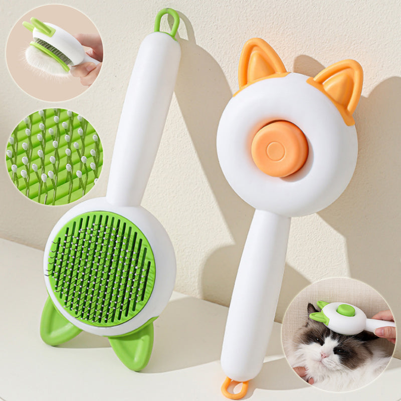 Pet Dog Brush Cat Comb Self Cleaning Pet Hair Remover Brush For Dogs Cats Grooming Tools Pets Dematting Comb Dogs Accessories Pet Products - 0 - CJ