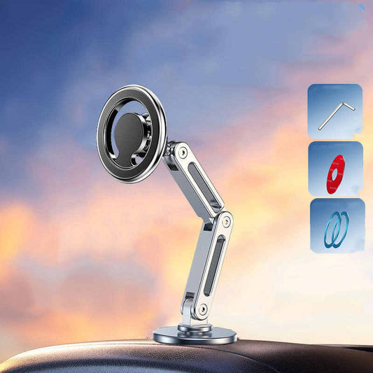 Car Bracket Paste Base Accessories Aluminum Alloy 17mm - 0 - CJ - Silver - CJSJ172635502BY