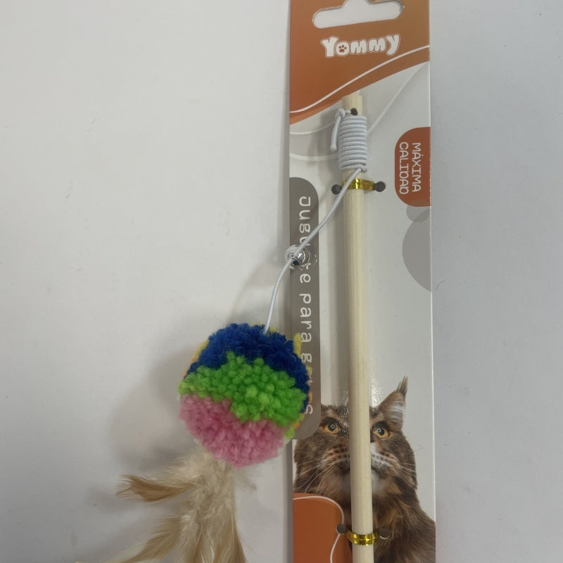 Teasing The Cat Stick Pole