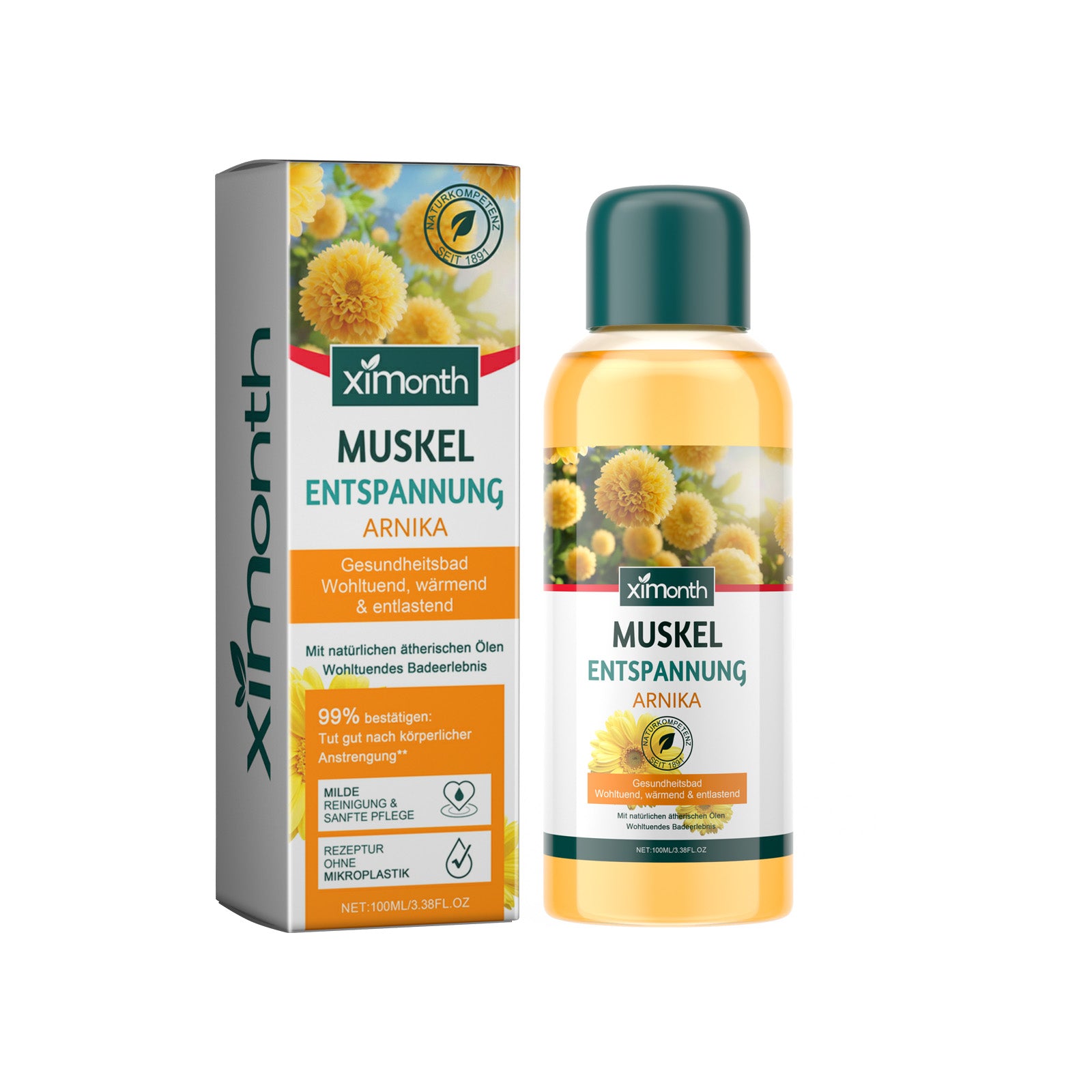 Ximonth Bath Oil Gently Cleanses The Body, Exfoliates And Moisturizes Tender, Smooth And Firming Skin - 5 - CJ