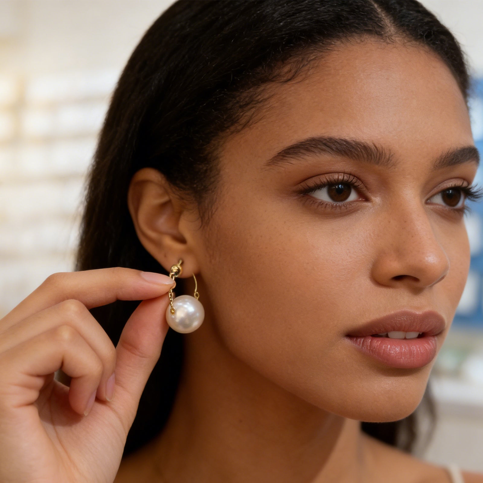Pearl Earrings - 5 - CJ