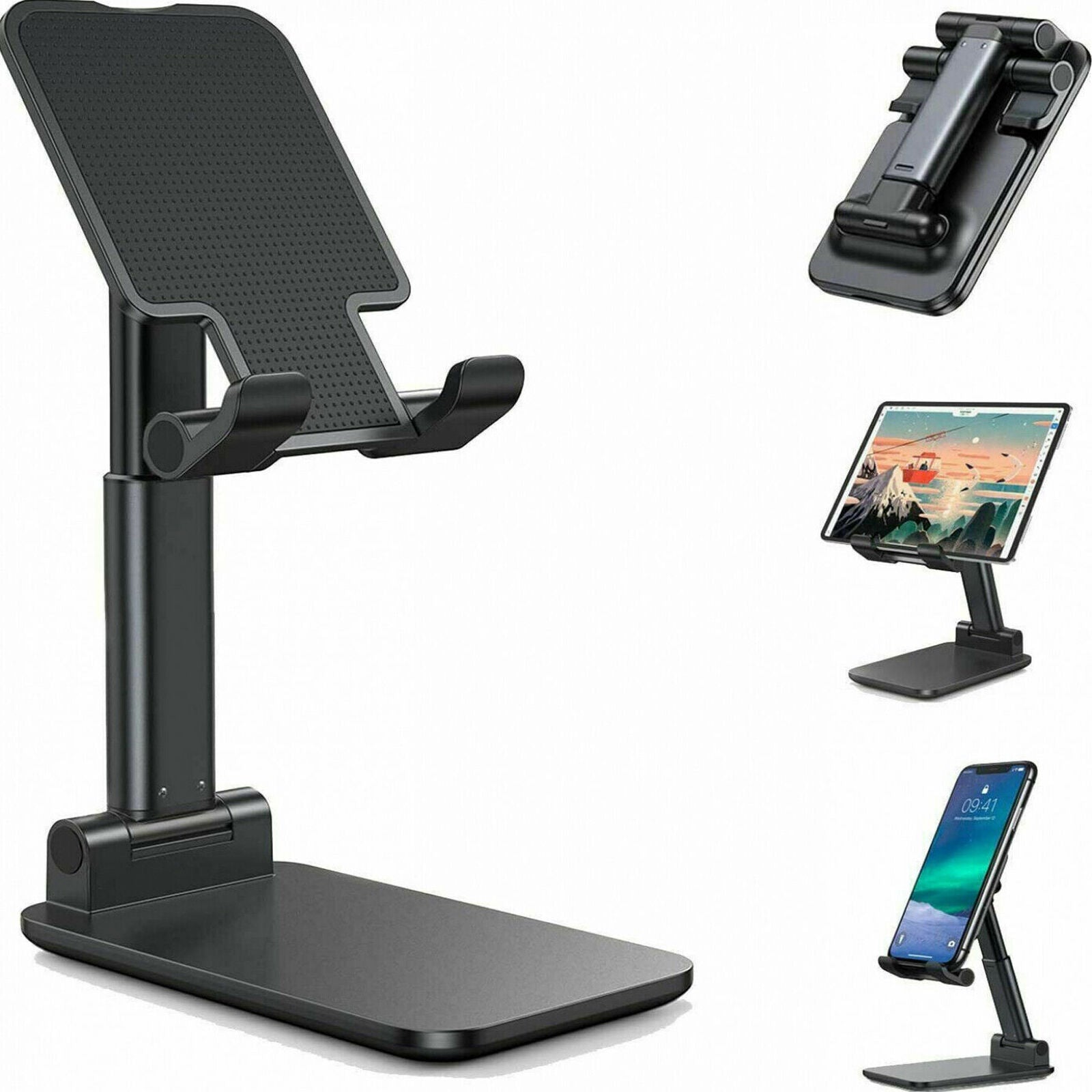 Cell Phone Stand Desktop Holder Tablet Stand Mount Mobile Phone Desktop Tablet Holder Table Cell Foldable Extend Support Desk Mobile Phone Holder Stand - 5 - CJ