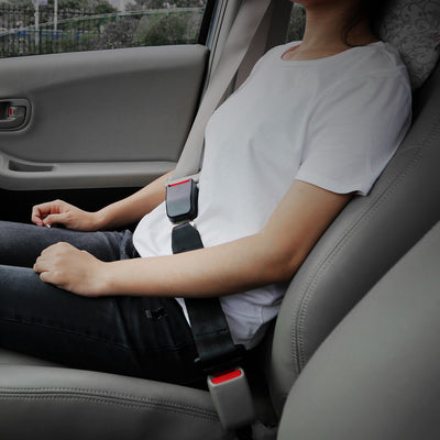 2Pcs Car Seat Belt Extender 14.37in Buckle Tongue Webbing Extension Safety Belt Auto Belt Clip Lengthening - 5 - CJ