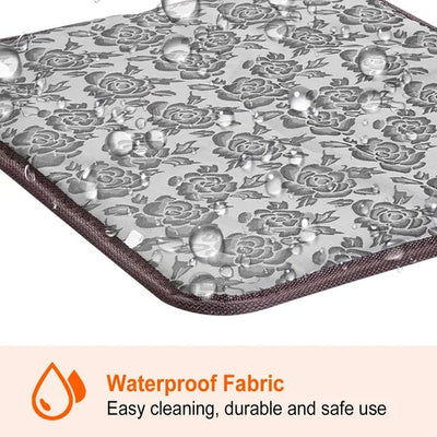 Pet Heating Pad Dog Cat Electric Heating Mat Waterproof Adjustable Warming Blanket - 5 - CJ