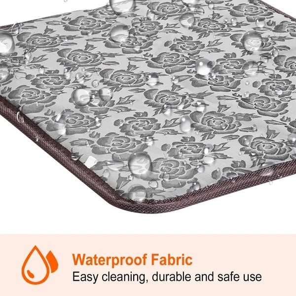 Pet Heating Pad Dog Cat Electric Heating Mat Waterproof Adjustable Warming Blanket - 5 - CJ