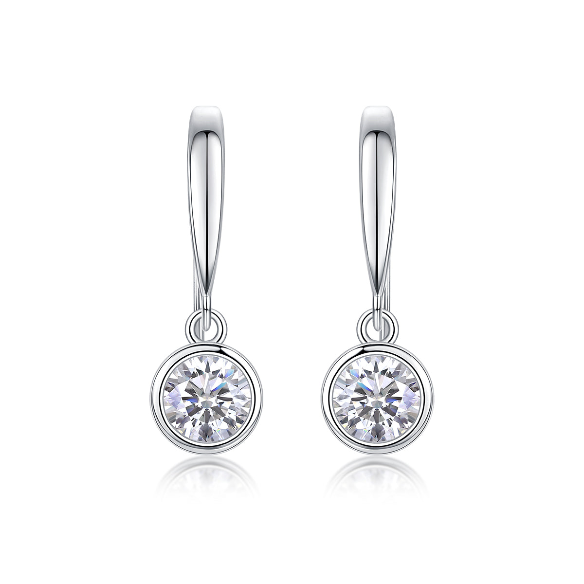 1Soft Light And Sweet Whispers - Fashionable Earrings And Stud Jewelry Set With Moissanite S925 Sterling Silver And Platinum-plated Diamonds Prohibit TikTok sales