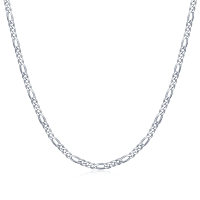 Figaro Link Chain in Sterling Silver