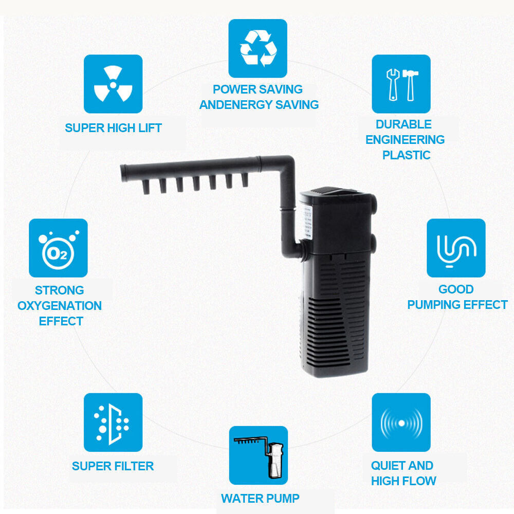 3 - in - 1 Aquarium Filter And Water - 5 - CJ