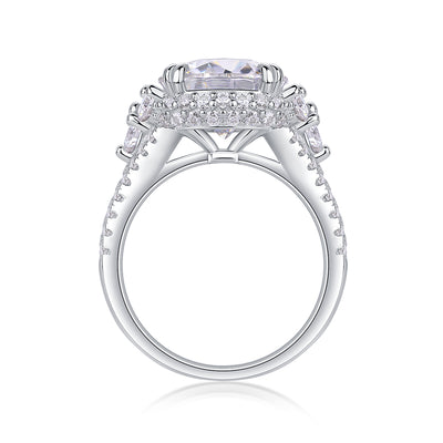 1Dance With Youth - A Fashionable And Luxurious Jewelry Accessory Set With 5 - carat Moissan Diamond S925 Sterling Silver And Platinum - plated Diamond Prohibit TikTok sales - 5 - CJ