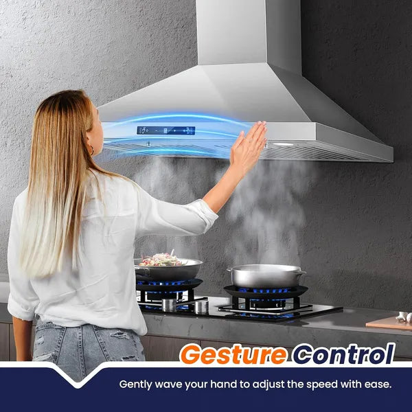 30-Inch 700 CFM Stainless Steel Wall-Mount Range Hood