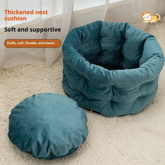 Cathouse Doghouse Winter Warm Pet Bed - 0 - CJ