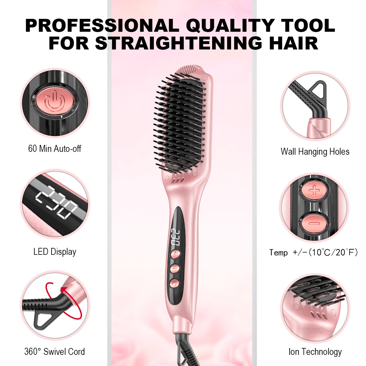 Straight Hair Comb, Can Be On Tk - 5 - CJ