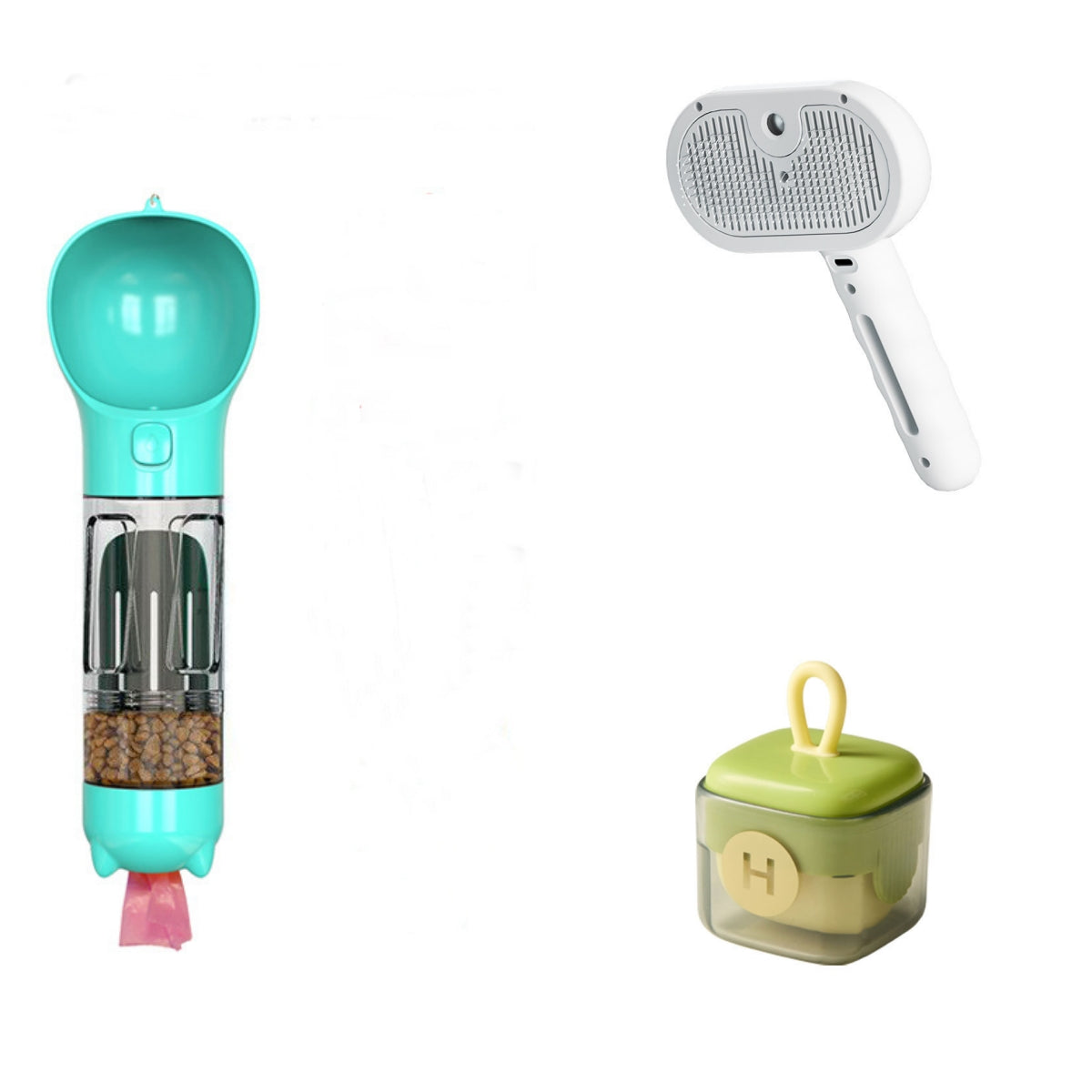 Pets Spray Hair Comb Pet Hair Remover Cleaning Brush Cats Grooming Dog Accessories Tools Dematting Water Mist Humidifier Comb Pet Supplies - 0 - CJ - Aussie Pet Grooming Kit - CJYD237437304DW