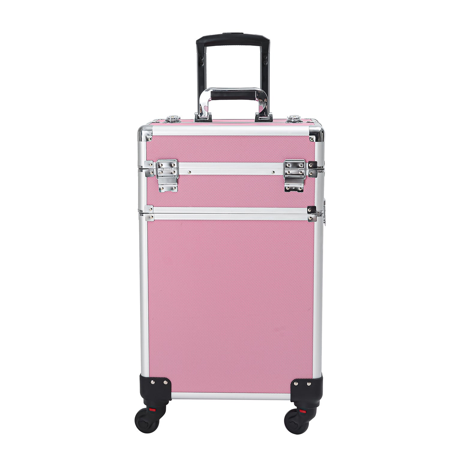 4-in-1 Aluminum Alloy, Trolley, Vanity Case, Embroidery Box