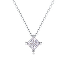1Keep The Luxury Fashion Diamond Pendant Necklace Set With Mosan Diamond Silver Ornaments Prohibit TikTok sales - 5 - CJ