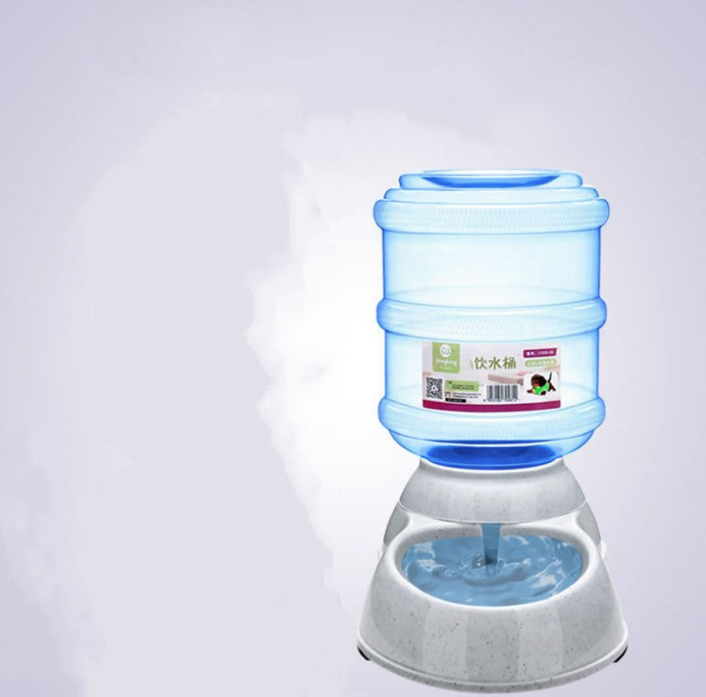 Cats Dogs Automatic Pet Feeder Drinking Water Fountains Large Capacity Plastic Pets Dog Food Bowl Water Dispenser - 0 - CJ