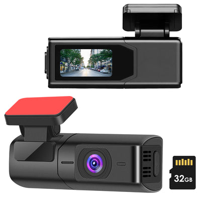 1Pc 2K HD Front Dash Cam For Car With IPS Screen Night Vision Loop Recording Included 32G Storage Card 140 Degree Wide Angle WiFi App Control Front Dashcam - 5.0 - CJ