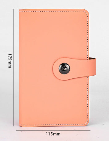 Business Card Holder Book, Business Card Book Case PU Leather Organization Binder Name ID Card Holder For Men & Women, Up To 96 Cards Capacity - 5 - CJ